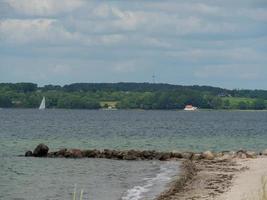 la plage de sandwig à la mer baltique photo