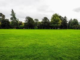 parc public hdr dans le bain photo