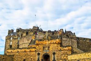 hdr château d'edimbourg en ecosse photo