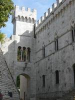 vue sur la ville de rapolano terme photo