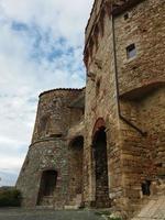 vue sur la ville de rapolano terme photo