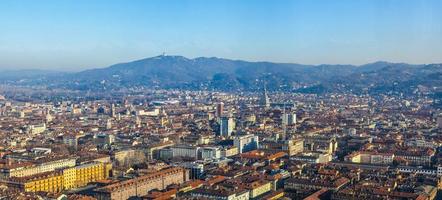 vue aérienne hdr de turin photo