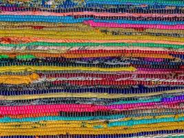 fond de tapis textile coloré. moquette photo