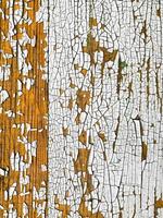 mur en bois avec texture de peinture patinée photo