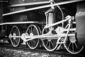 train vintage, roue de train photo