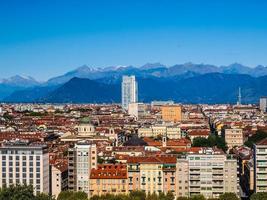 vue aérienne hdr de turin photo