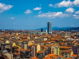 vue aérienne hdr de turin photo