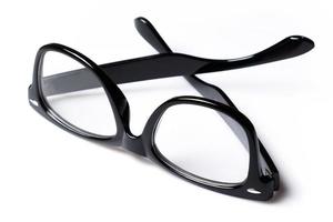 lunettes avec monture noire photo