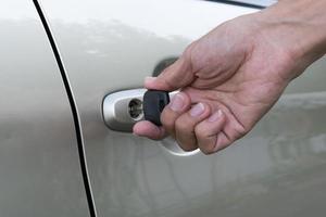 ouvrir la porte de la voiture avec la clé photo