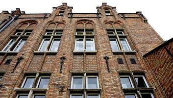 Façade historique à Bruges Belgique photo