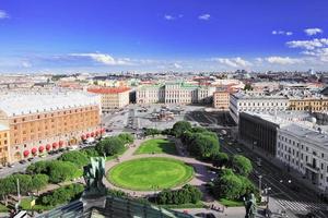 vue sur st. ville de Pétersbourg photo