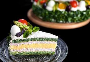 gâteau aux légumes photo