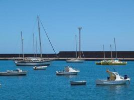 l'île de volcan lanzarote en espagne photo