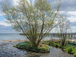 plage de la mer baltique en pologne photo