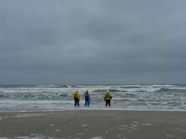 la plage de juist en allemagne photo