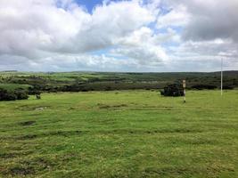 une vue sur la campagne de cornouailles près de dartmoor photo