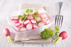 Salade de radis photo