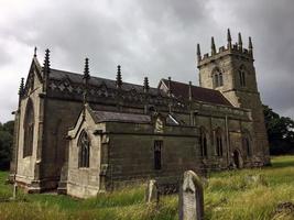 Une vue de l'église du champ de bataille près de Shrewsbury photo