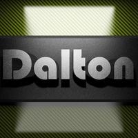 mot dalton de fer sur carbone photo