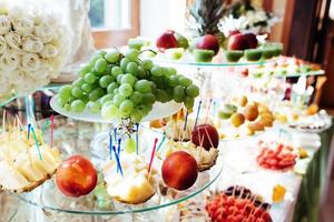 buffet de fruits frais photo