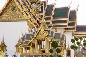 Wat Phra Kaew est un point de repère de la Thaïlande. photo