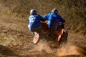 Goodwood, West Sussex, Royaume-Uni, 2012. motocross side-car au Goodwood Revival photo