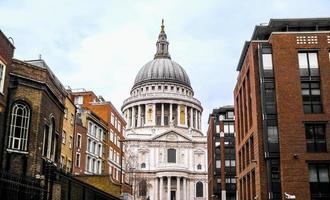 hdr cathédrale st paul à londres photo