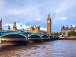 hdr pont de westminster à londres photo