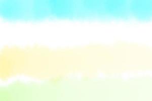 peinture aquarelle bleu jaune vert couleur pâle grunge dégradé coloré sur fond blanc papier abstrait texture de surface douce modèle de conception pour la présentation graphique créatif, papier peint, carte photo