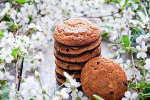 biscuits et fleurs de printemps