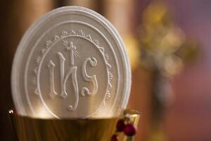 eucharistie, sacrement de communion photo