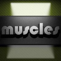 muscles mot de fer sur carbone photo