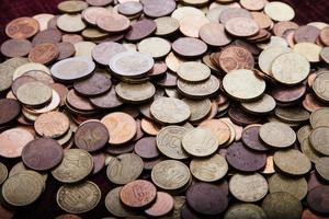 argent: pièces en euros photo