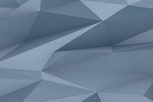 abstrait polygone gris élégant. rendu 3d de l'art de la mosaïque créative à plat photo