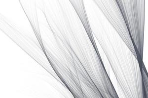 textures lisses de cheveux ondulés linéaires dans un style technologique futuriste. illustration de fond 3d émetteur de particules abstraites photo