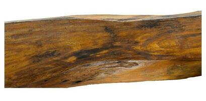 planche de bois de chêne isolé sur fond blanc. texture bois avec un tracé de détourage. pour ajouter du texte ou un design. photo