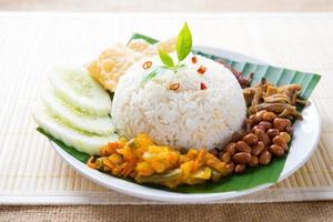 nourriture malaise nasi lemak photo