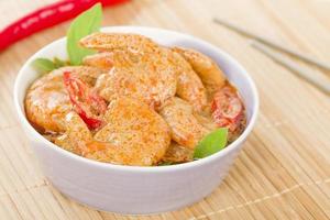 curry de crevettes rouges thai