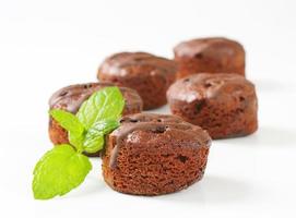 mini gâteaux au chocolat photo