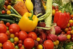 fond de fruits et légumes de variété