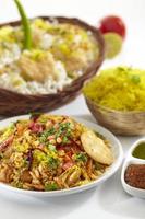 bhelpuri, chat food, inde