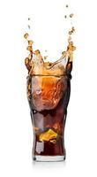boisson au cola avec splash