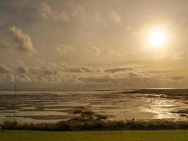 la plage de l'île allemande de juist photo