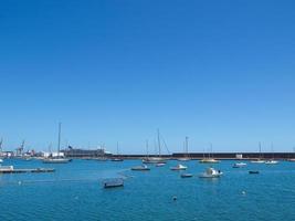 l'île de volcan lanzarote en espagne photo