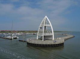 île de juist dans la mer du nord allemande photo