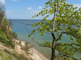 plage de la mer baltique en pologne photo