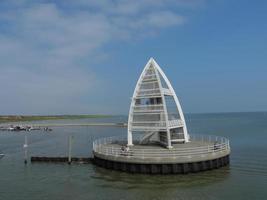 île de juist dans la mer du nord allemande photo