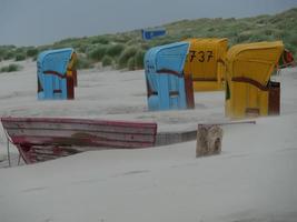 la plage de juist en allemagne photo