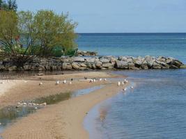 la mer baltique près de gdansk en pologne photo