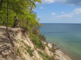 plage de la mer baltique en pologne photo